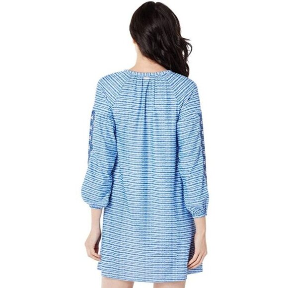 Cabana Life Coverluxe UPF 50+ Tassel Tunic Dress Beach Cover-Up - Small New - Picture 2 of 2